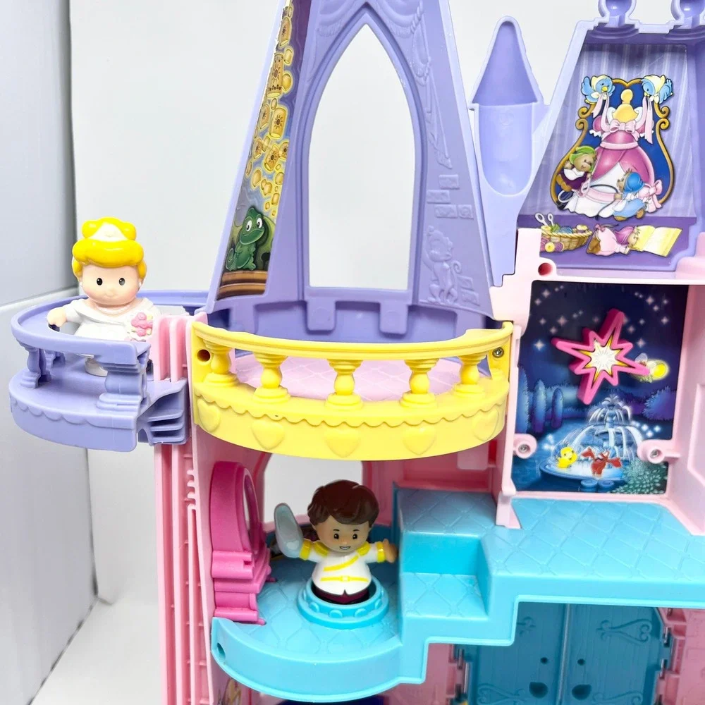Vintage Fisher Price Little People Disney Princess Songs Palace‎ Musical Castle